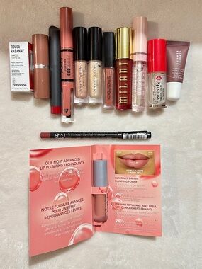 New x13 Assorted Lip Beauty Bundle Lipstick Gloss Highend + Drugstore Set